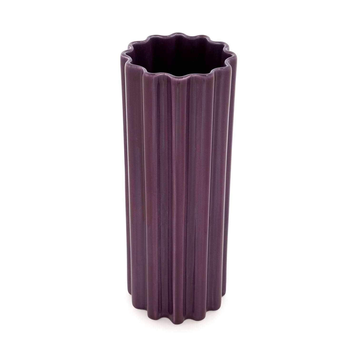 Ceramic Vase Churro Purple