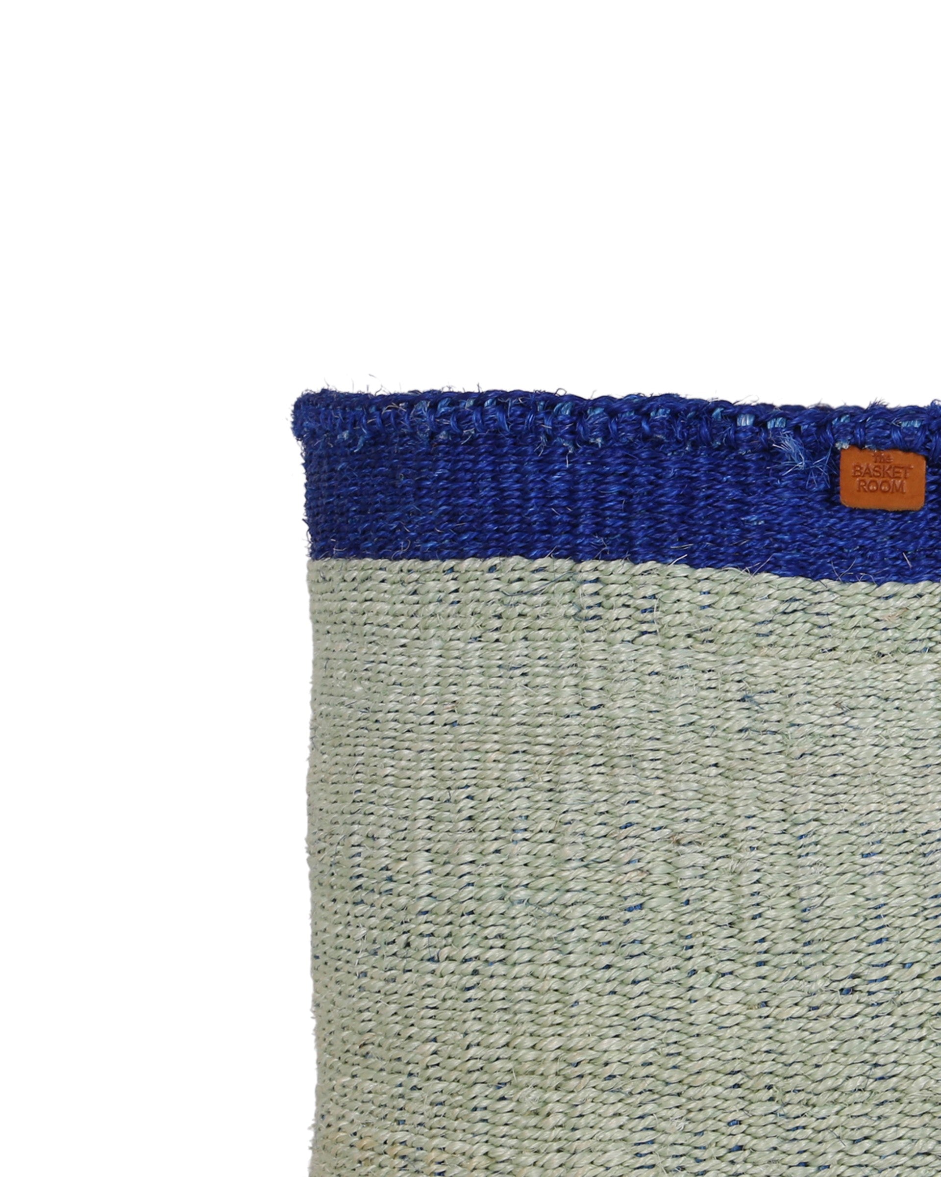 REFU: Sapling Green and True Blue Extra-Large Sisal Basket