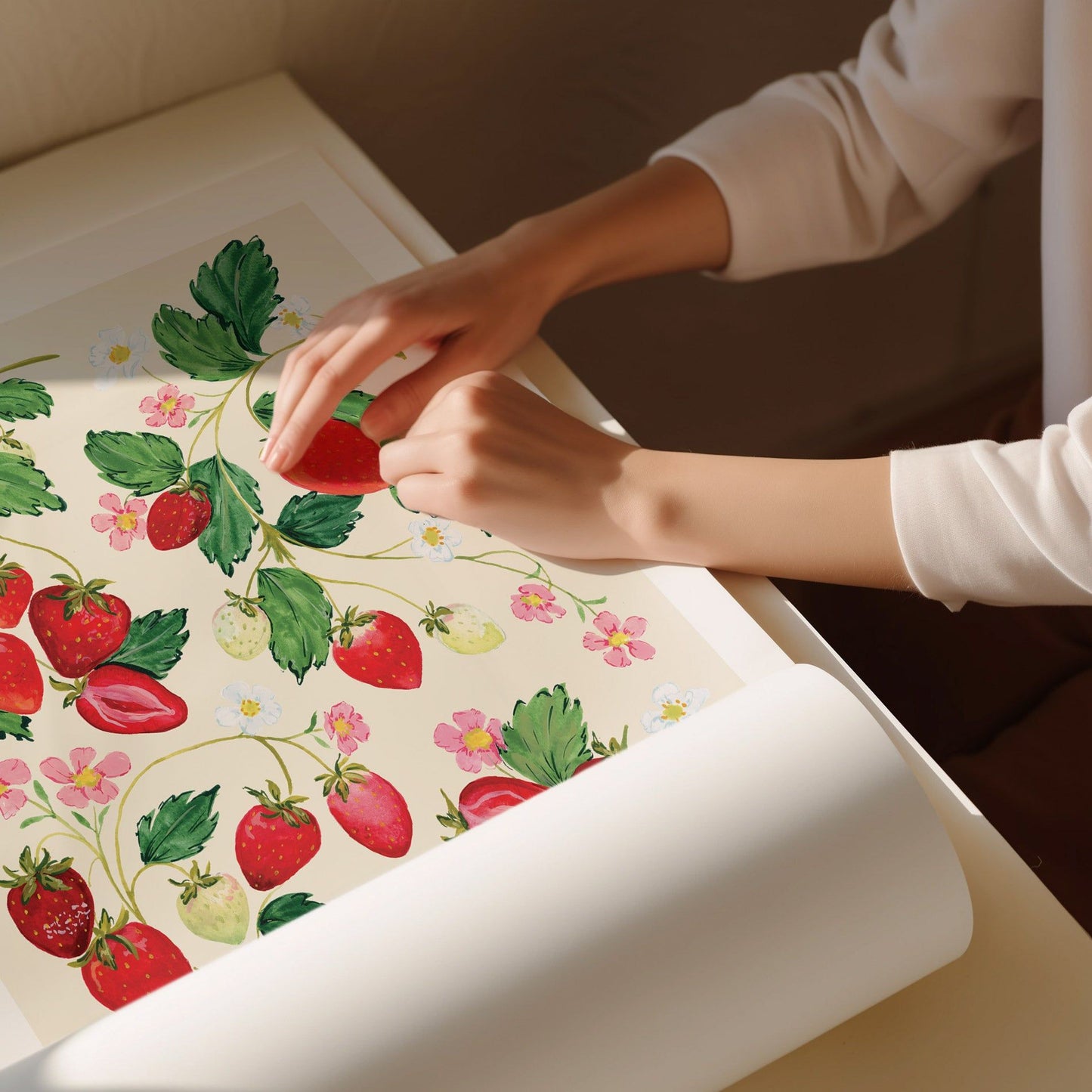 Strawberry Patch Art Print