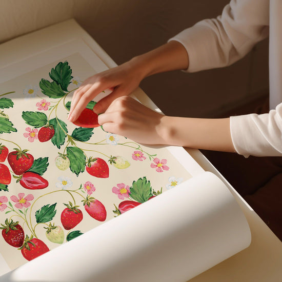 Strawberry Patch Art Print