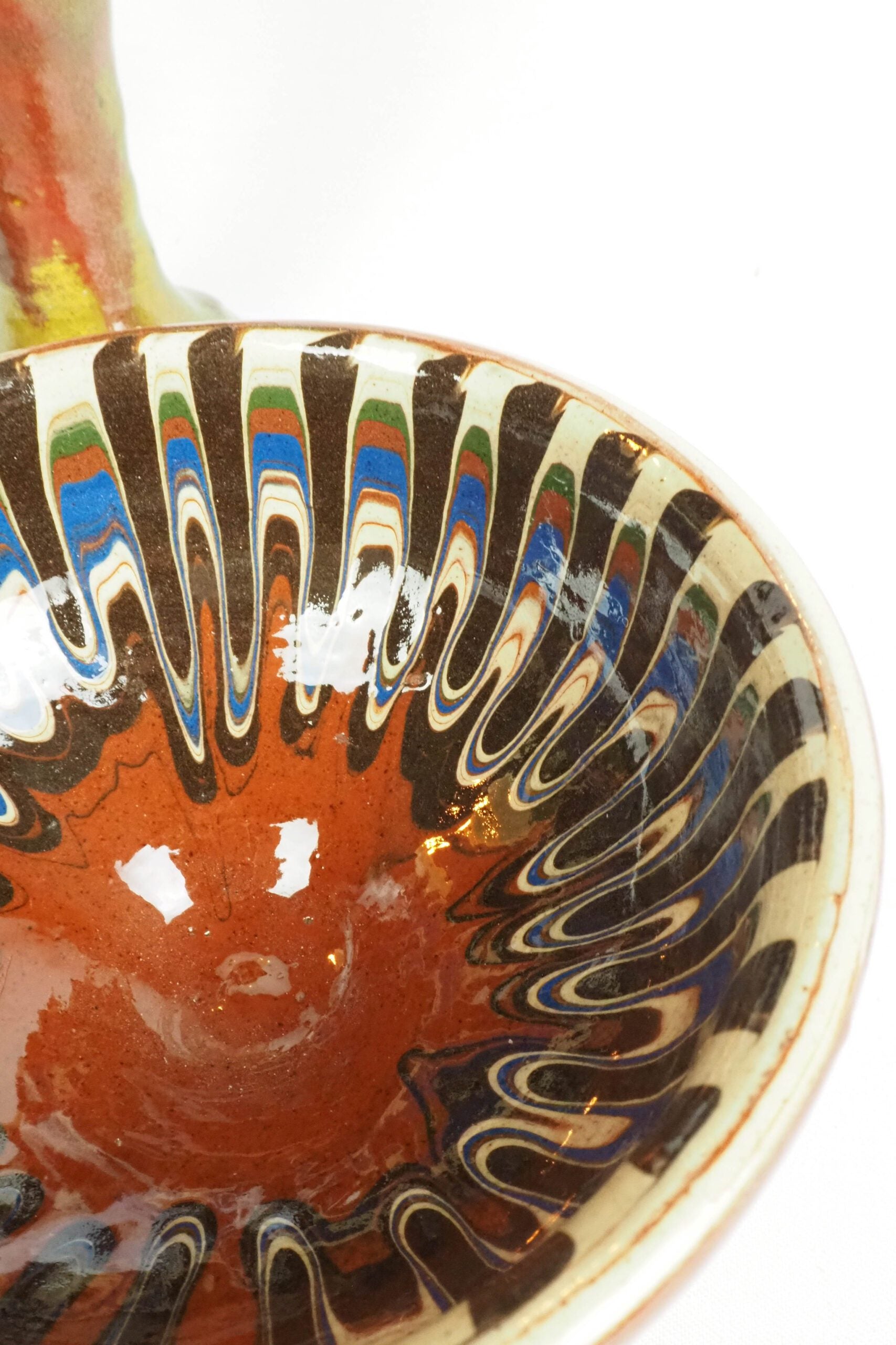 Vintage Drip Glaze Dish