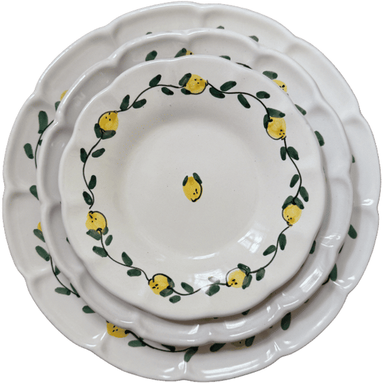 Frutta Citron Dinner Plate 25 cm