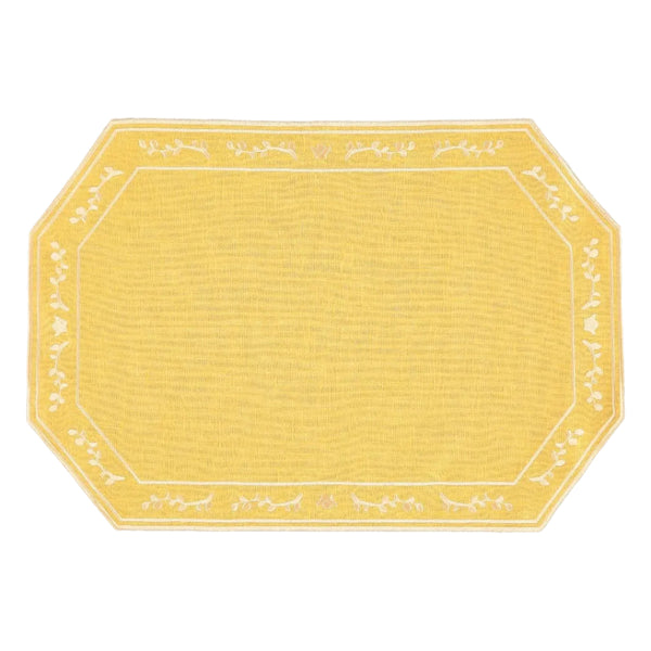 Faial Placemat, Yellow with Natural