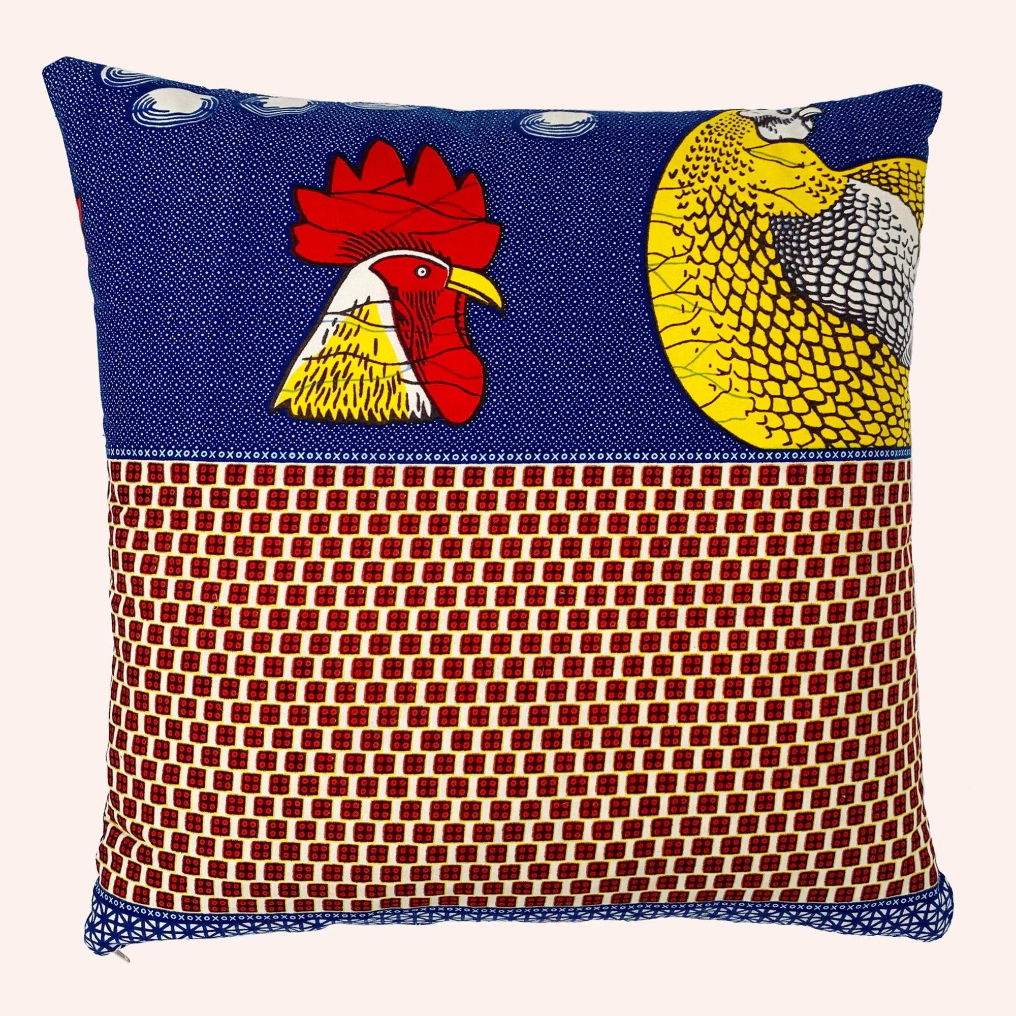 Ankara Cluck-Cluck Cushion