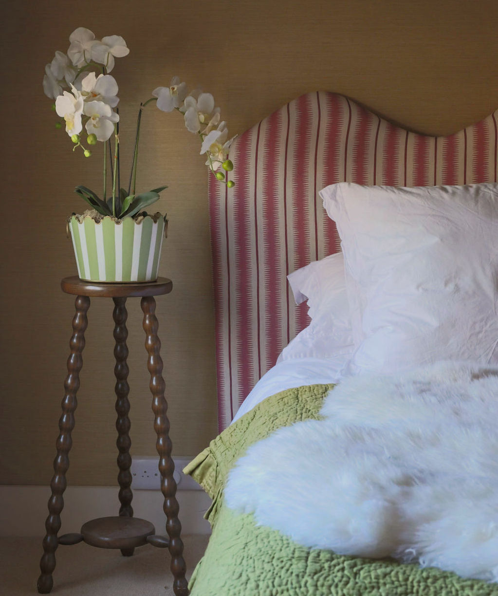 Squiggle Fabric - Rhubarb