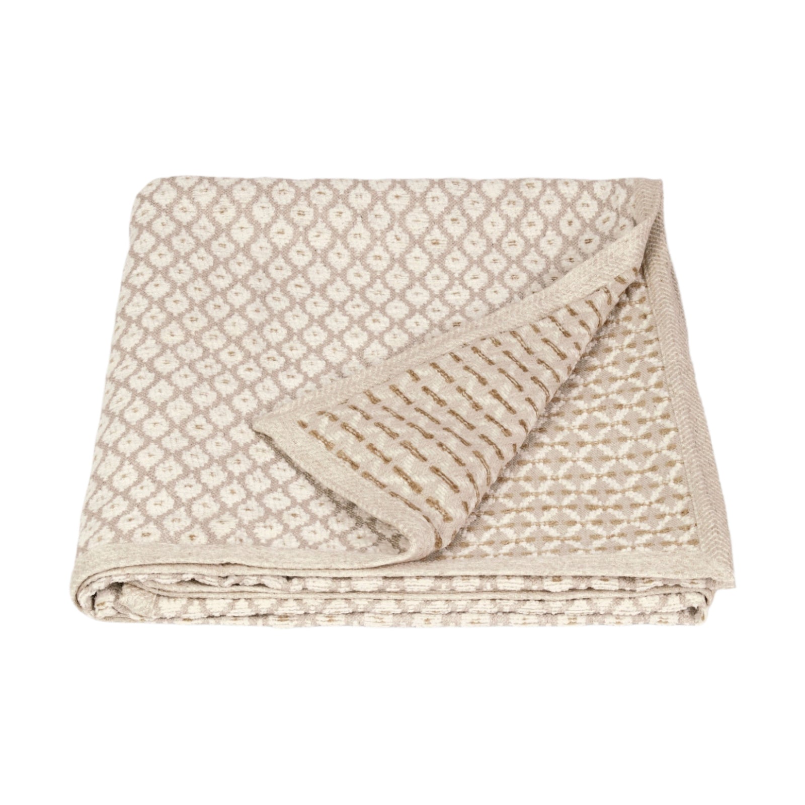 Robab Jacquard Throw - Ivory