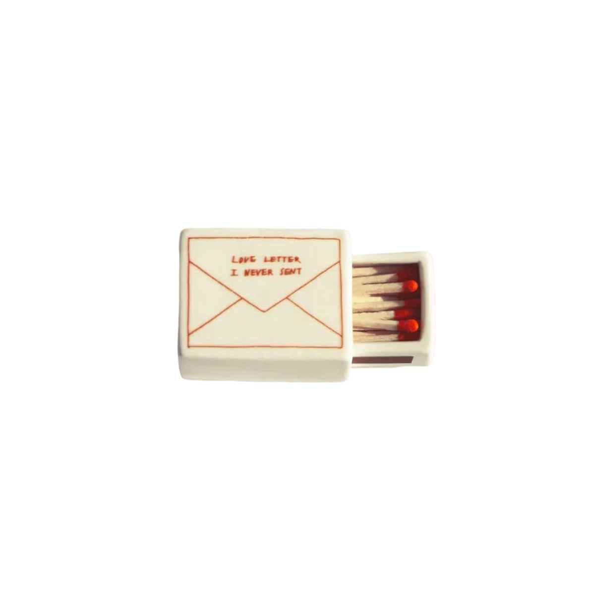 'Mini Love Letter’ Ceramic Matchbox
