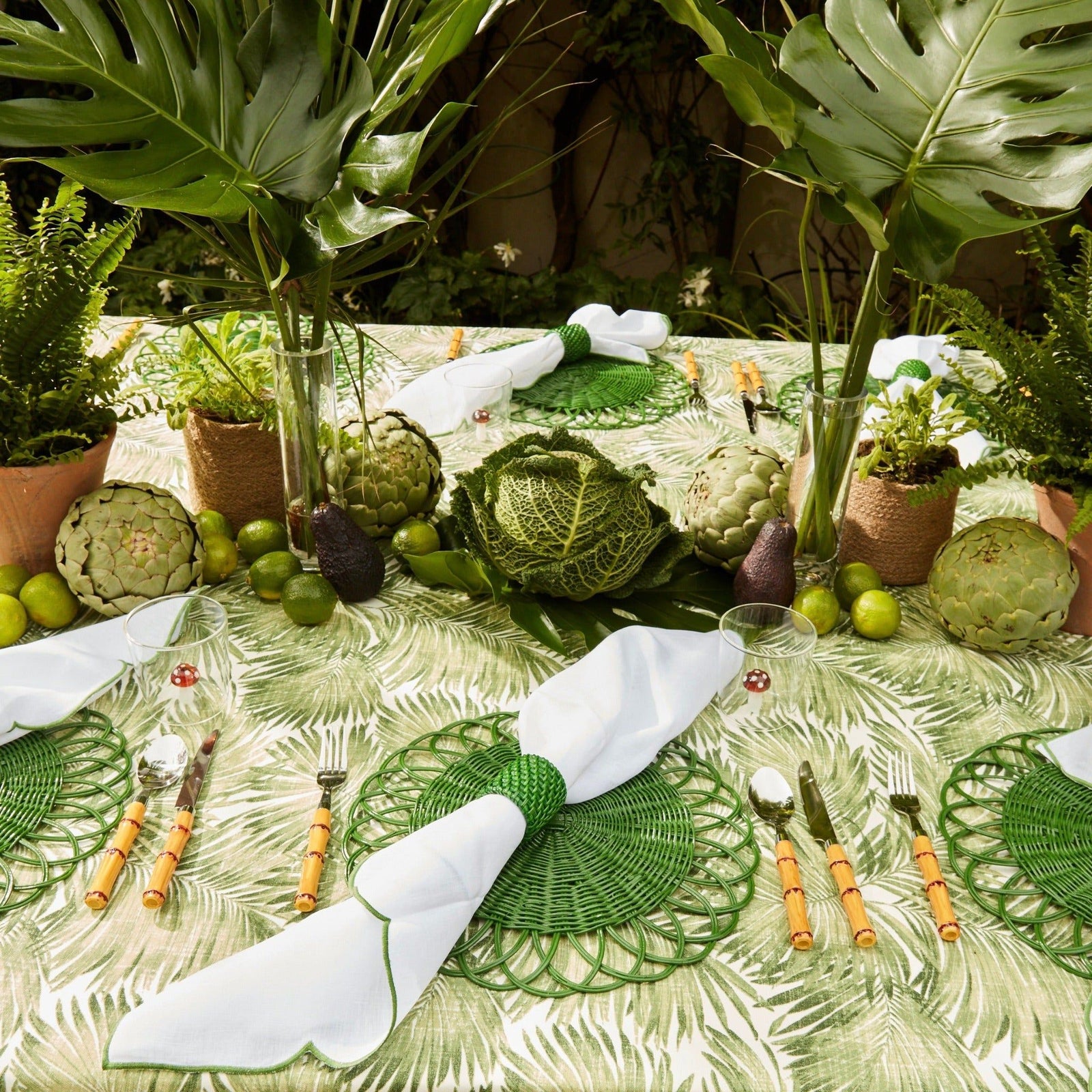 Tropicana Palm Leaf Tablecloth