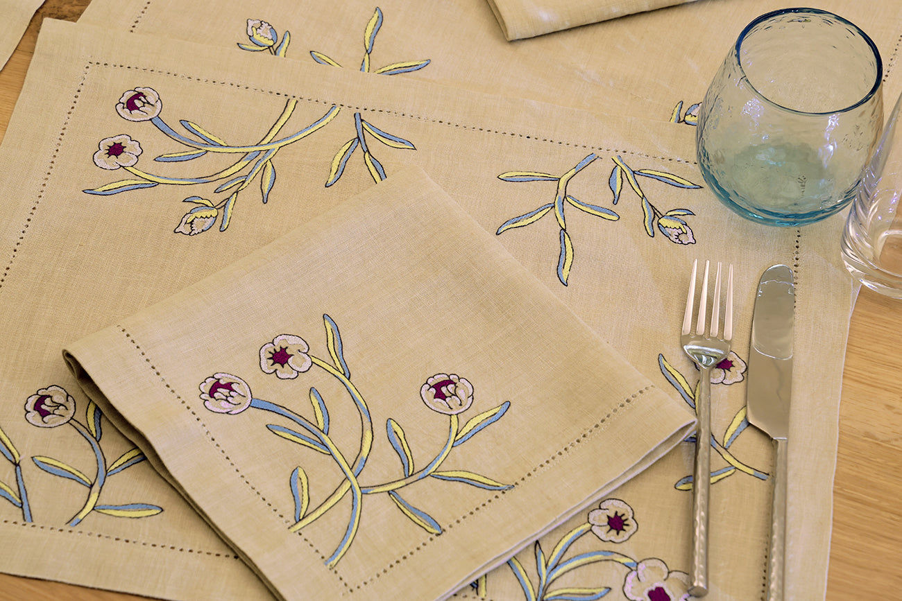 Watercolor Bloom - Placemat (Set of 4)
