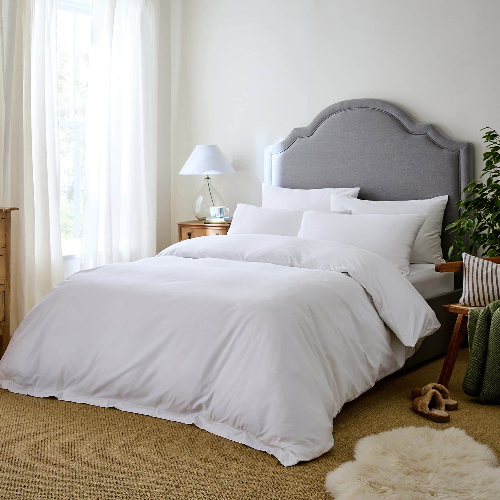 Luxury Organic Cotton White Original Bedding Set