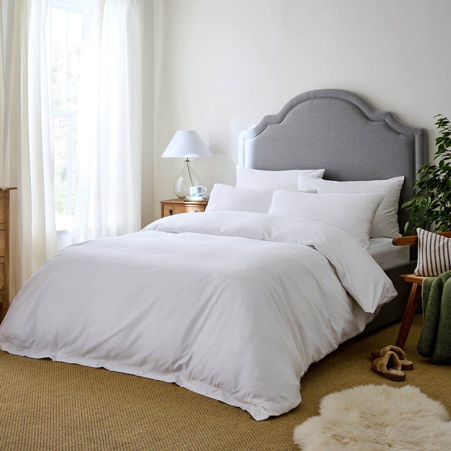 Luxury Organic Cotton White Original Bedding Set