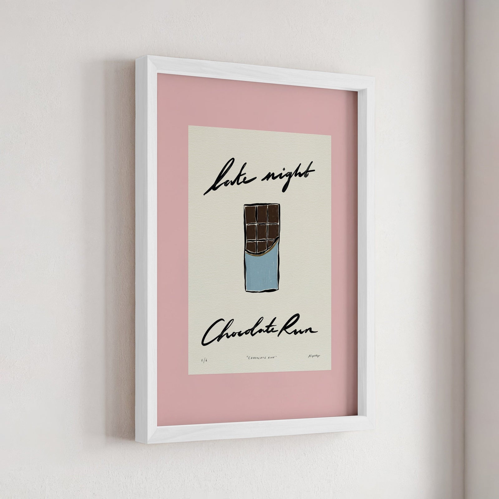 Late Night Chocolate Run Print