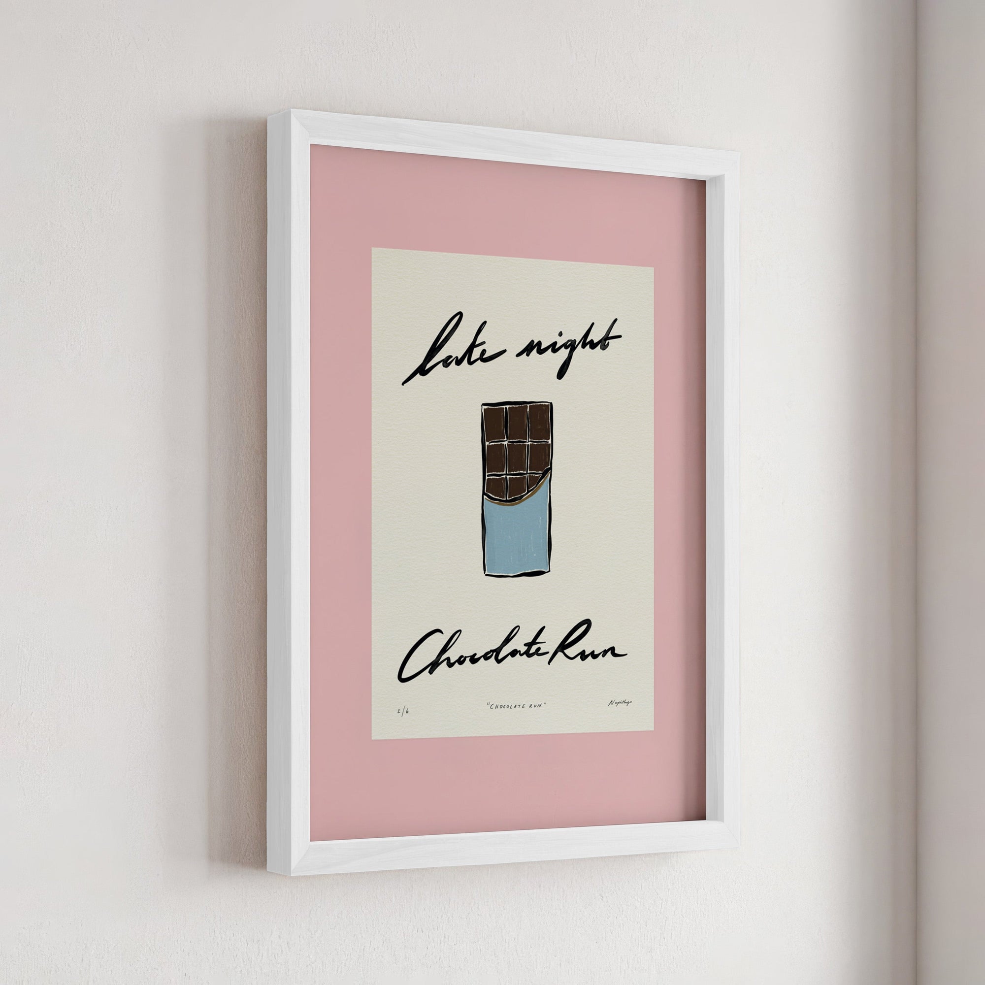 Late Night Chocolate Run Print