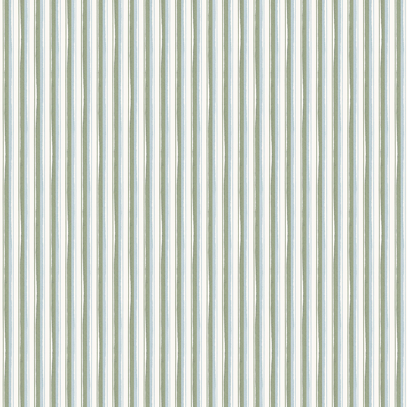 Modern Ticking Wallpaper - Seafoam