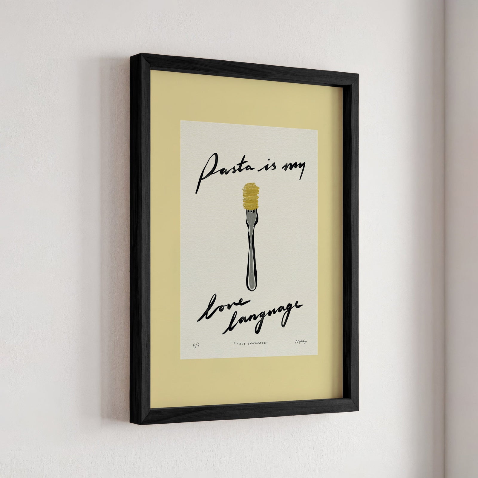 Pasta Is My Love Language Print