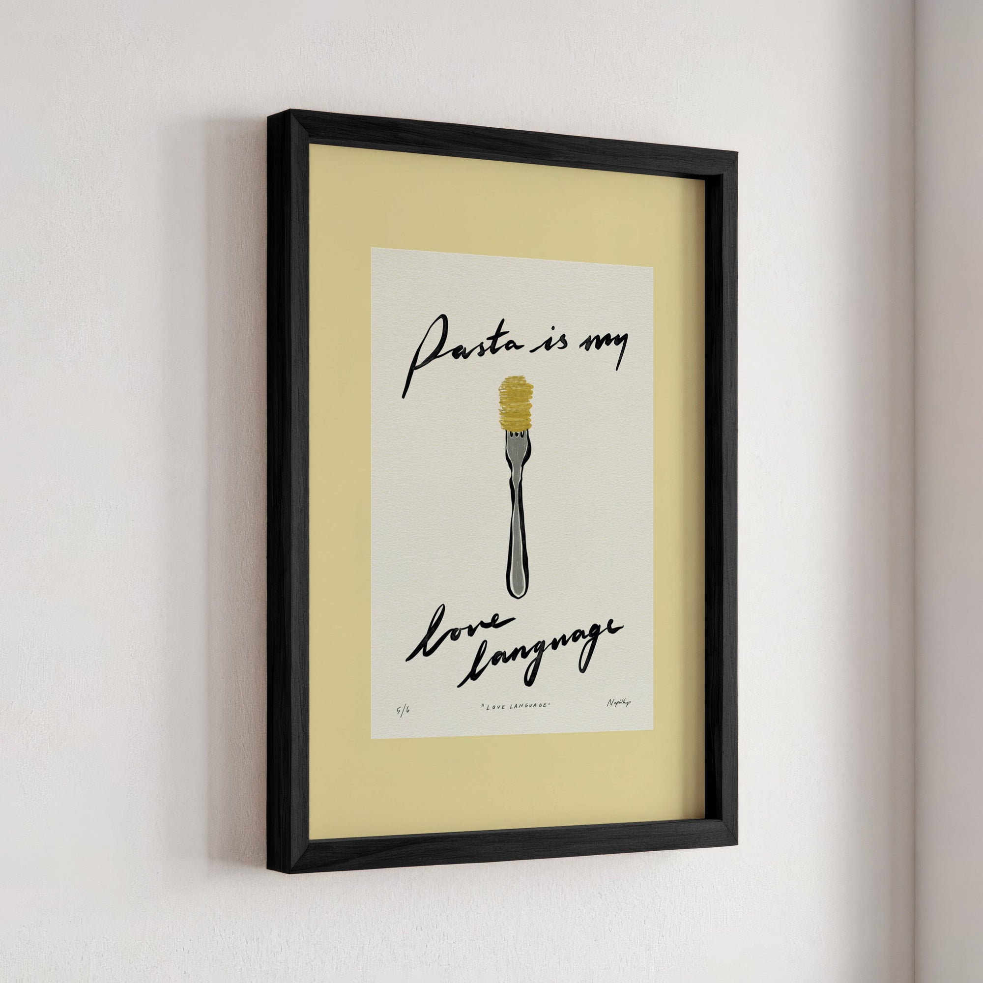 Pasta Is My Love Language Print