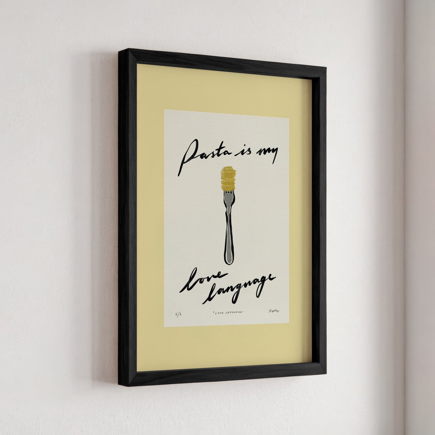 Pasta Is My Love Language Print