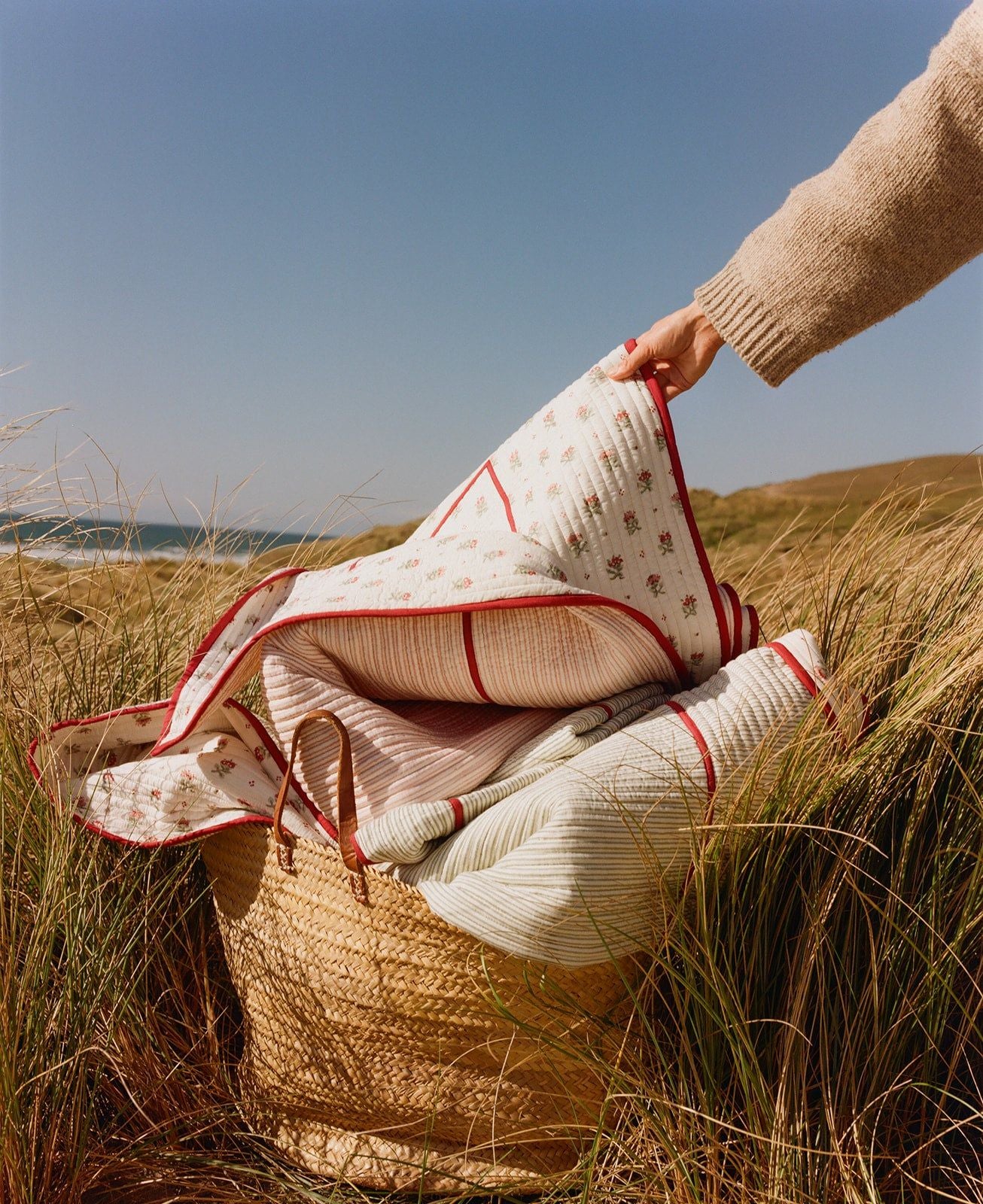 Blume King Size Quilt - Red