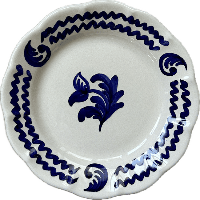 Antica Plate, Blue - 20cm