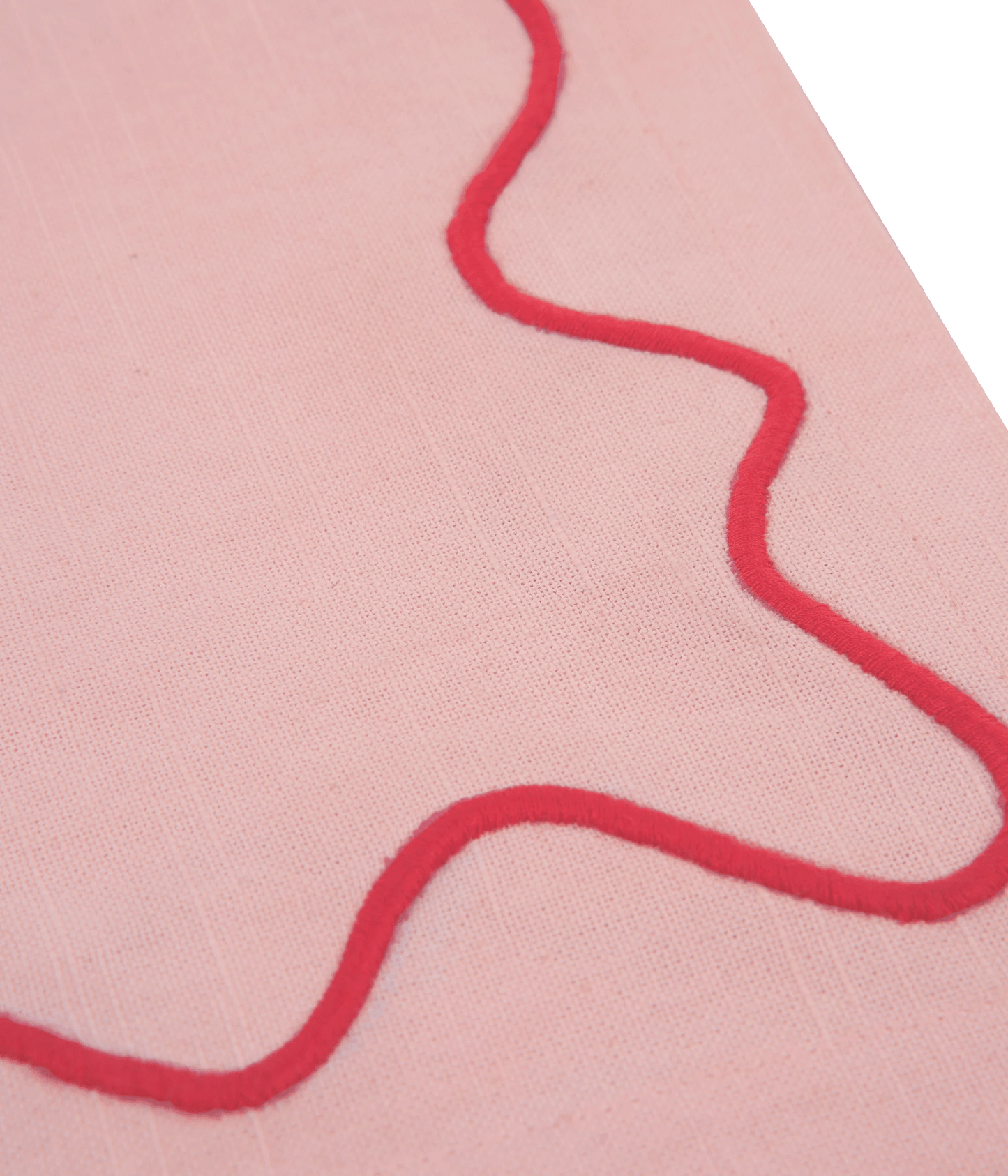 Scallop Napkin Light Pink Maison Flâneur