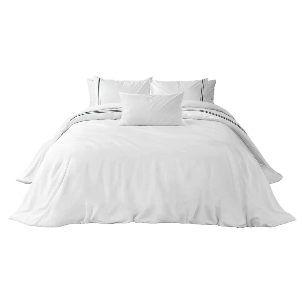 The Cairo Collection Bedding Set | Green Stripe