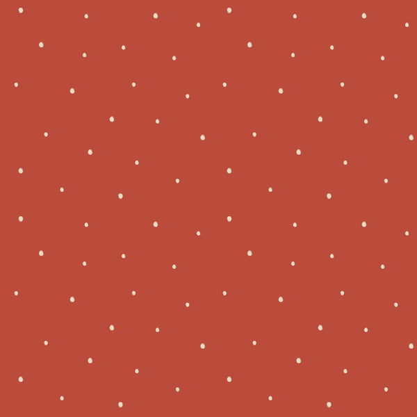 Dolce Daisies Wallpaper, Red Velvet, Roll