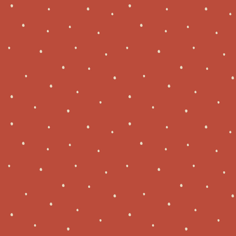 Dolce Daisies Wallpaper, Red Velvet, Roll