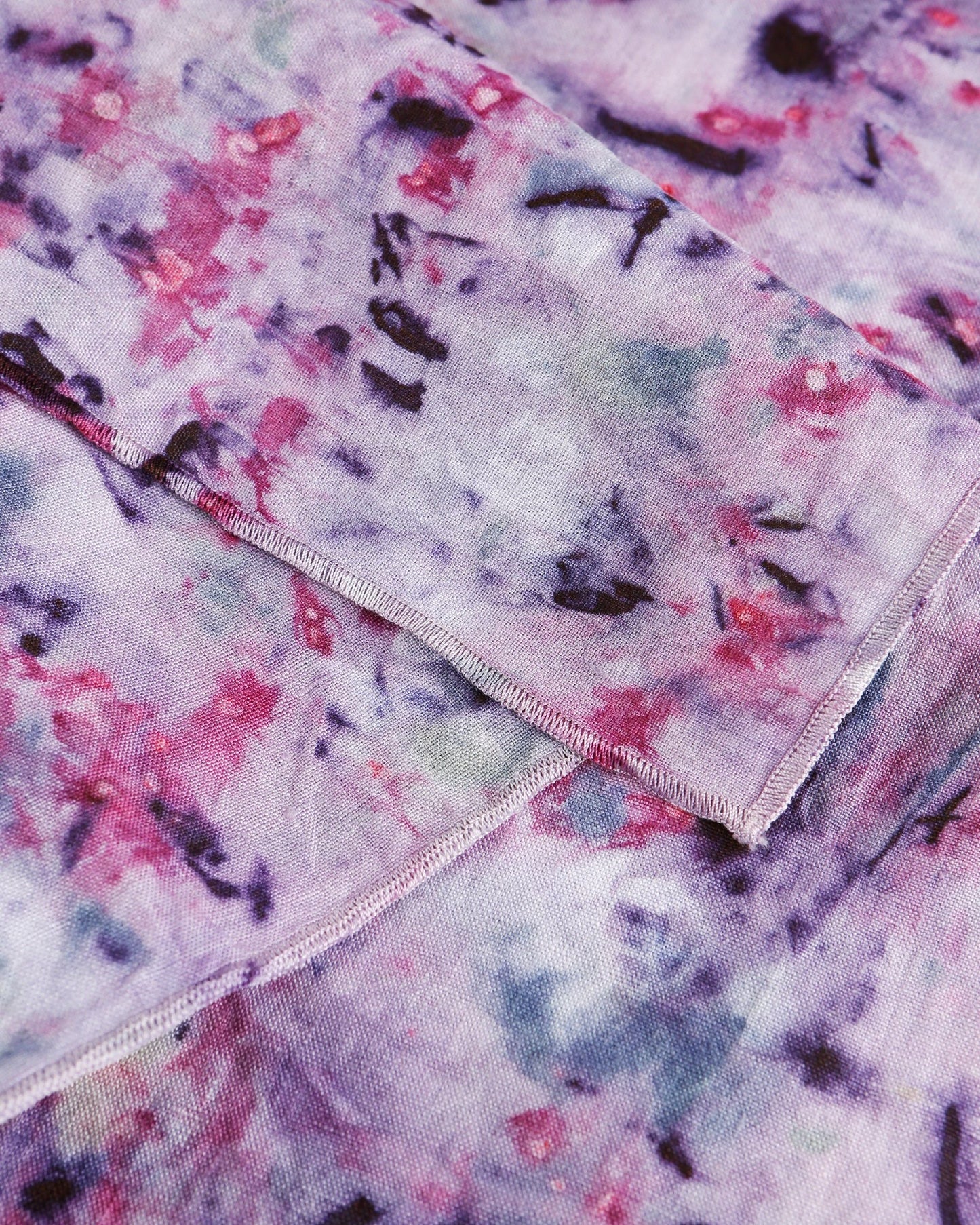 Black Rose Splatter Linen Napkin Set-