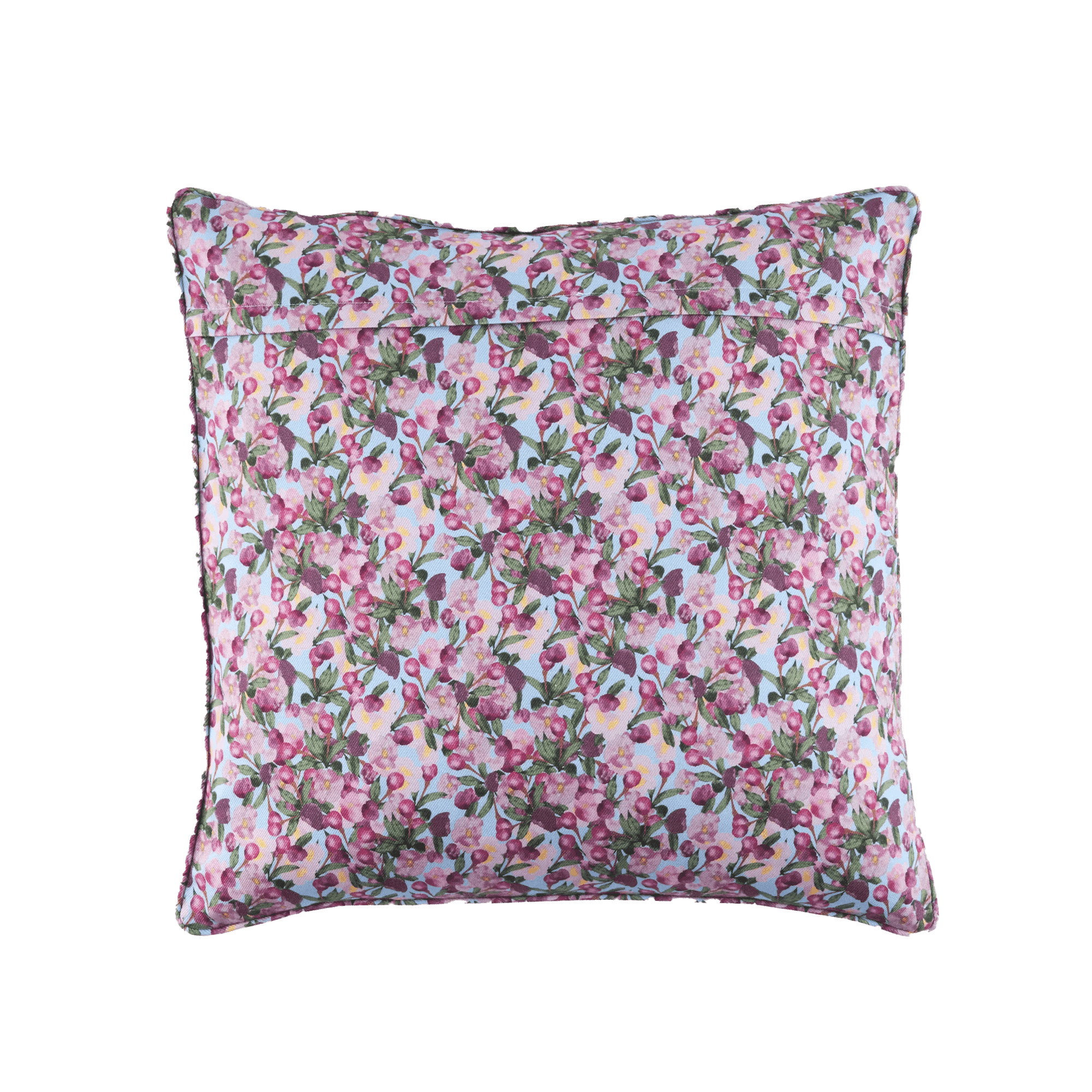 Romance is Dead Blue Square Cushion Cover