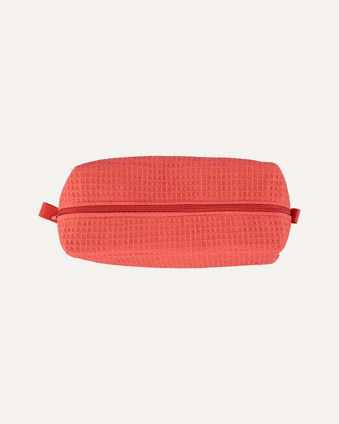Terracotta Waffle-Cotton Toiletry Bag