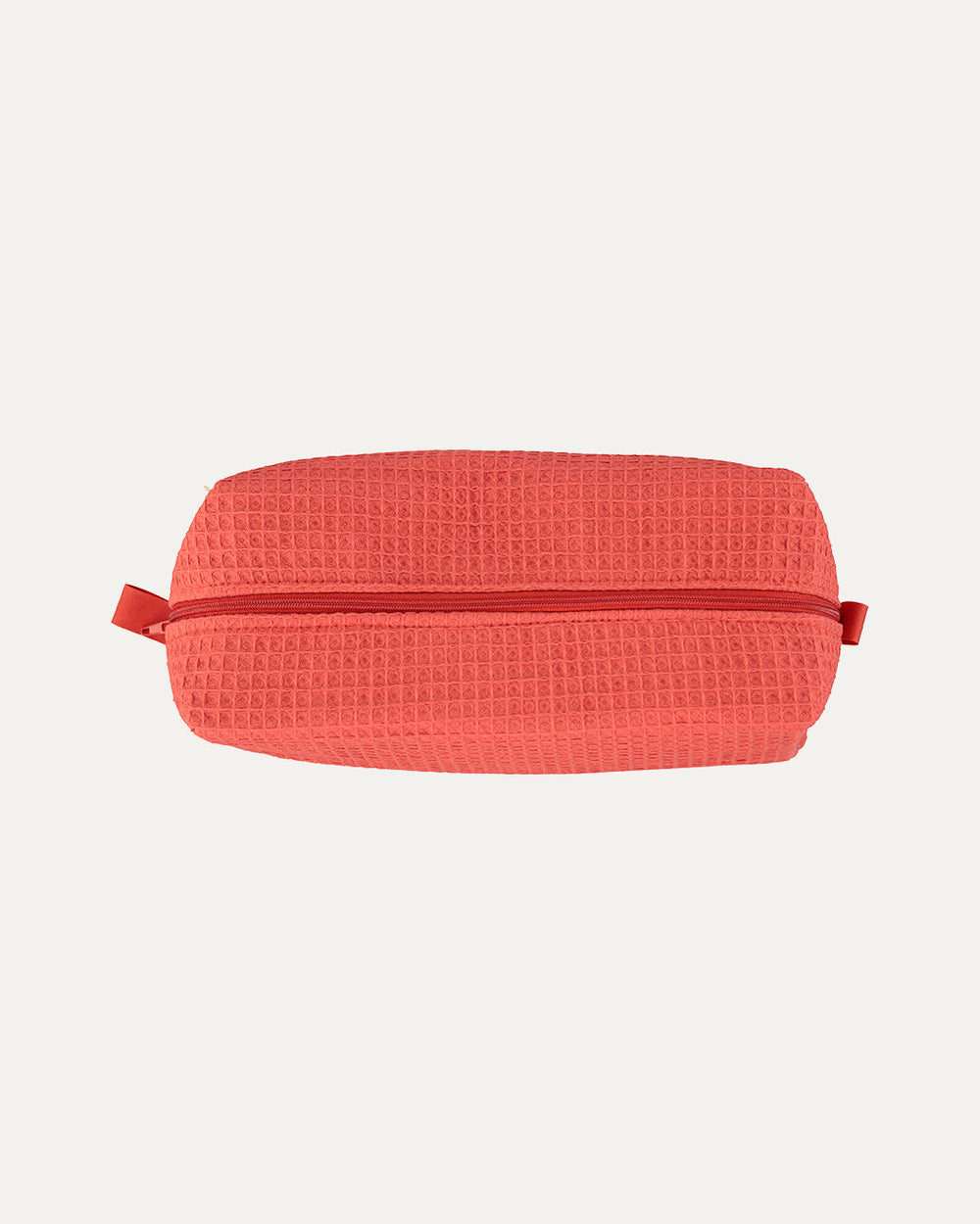 Terracotta Waffle-Cotton Toiletry Bag