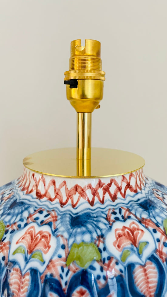 Antique Makkum Lamp