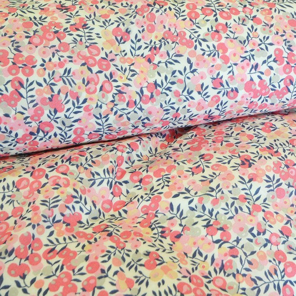 Reversible Heirloom Quilt Made With Liberty Fabric Betsy Grey & Wiltshire Pink