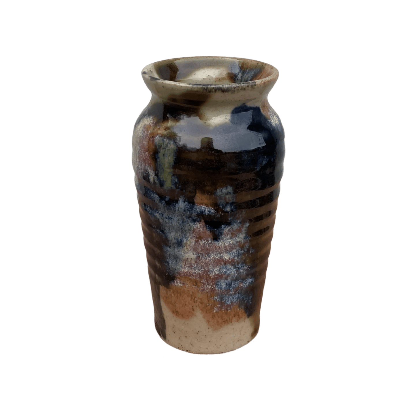 Mixed Glaze Pot #17