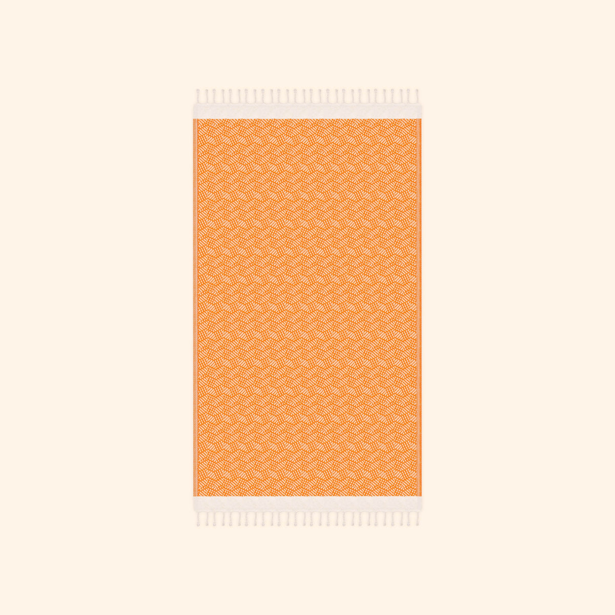 Modern Love Pure Cotton Bath Towel In Sicilian Orange