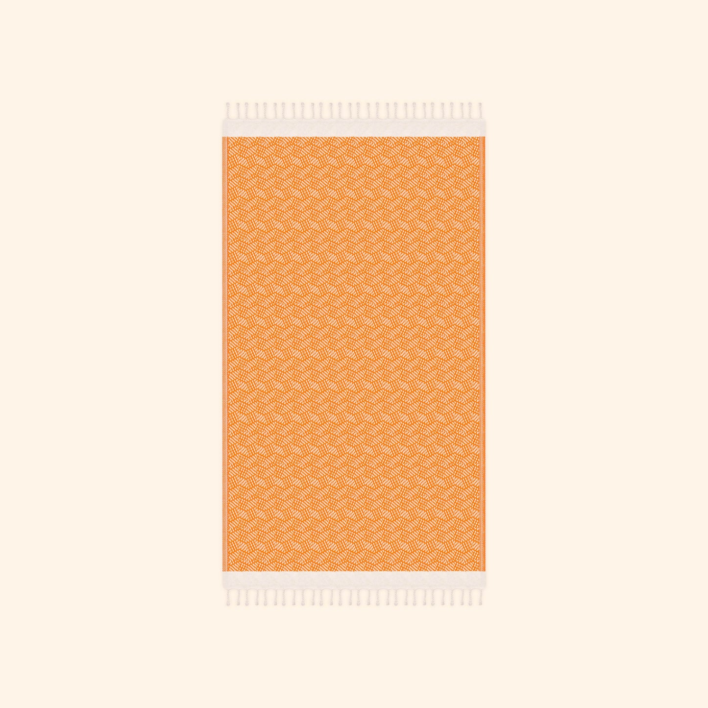 Modern Love Pure Cotton Bath Towel In Sicilian Orange