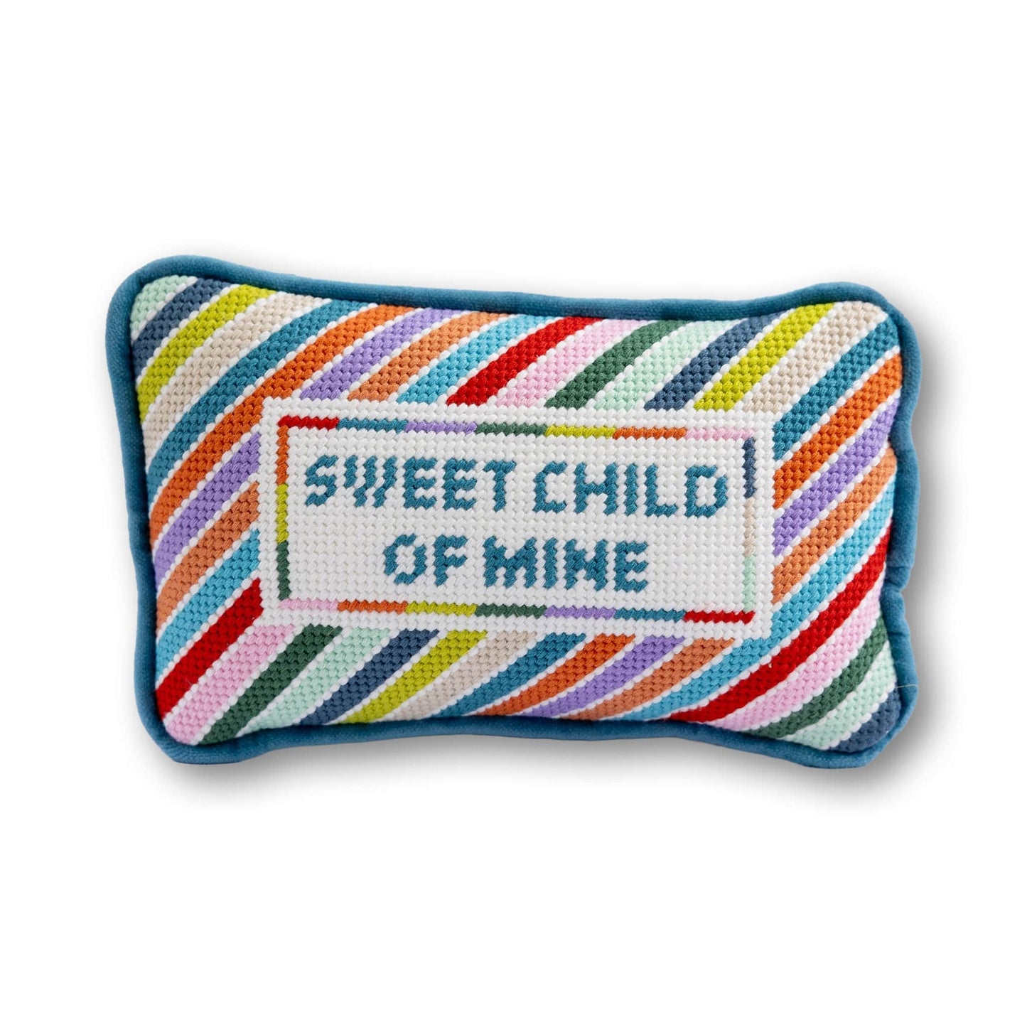 Sweet Child Of Mine Mini Needlepoint Pillow