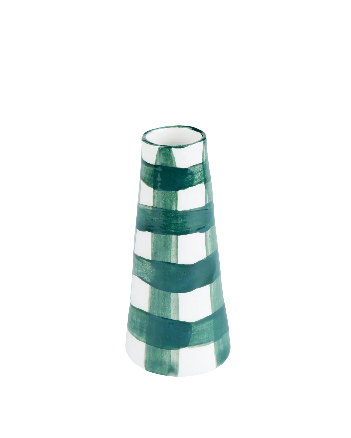 Vichy Green Ceramic Vase