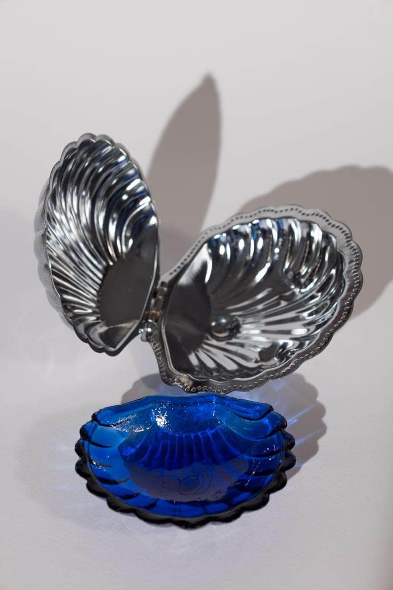 Vintage Silver Shell Dish