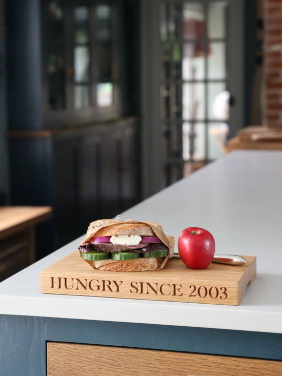 The Hungry Since Chopping Board