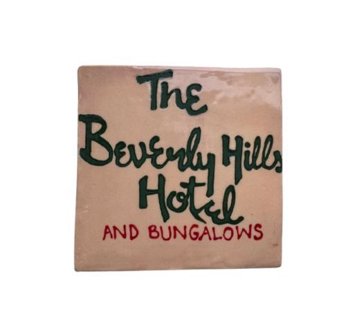 ‘The Beverly Hills Hotel’ Ceramic Coaster