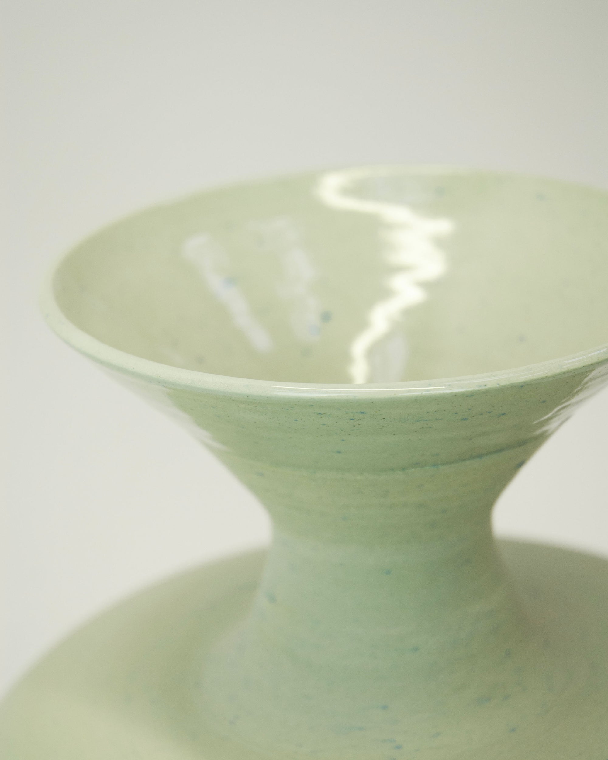 Sage Green Ceramic Vase III