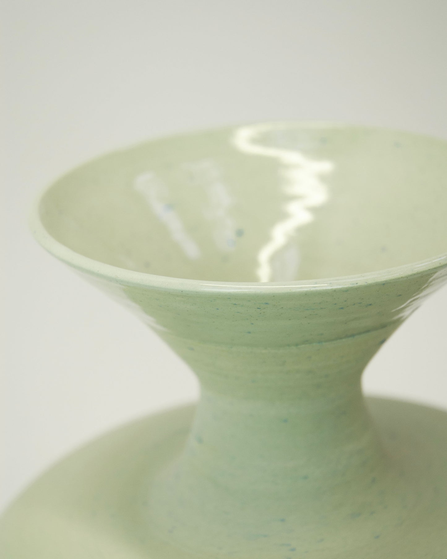 Sage Green Ceramic Vase III