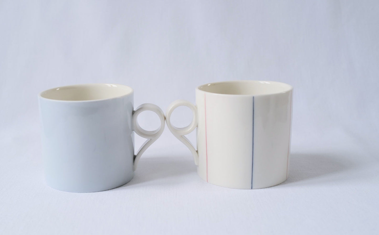 Medium Mug with Tricolour Stripes