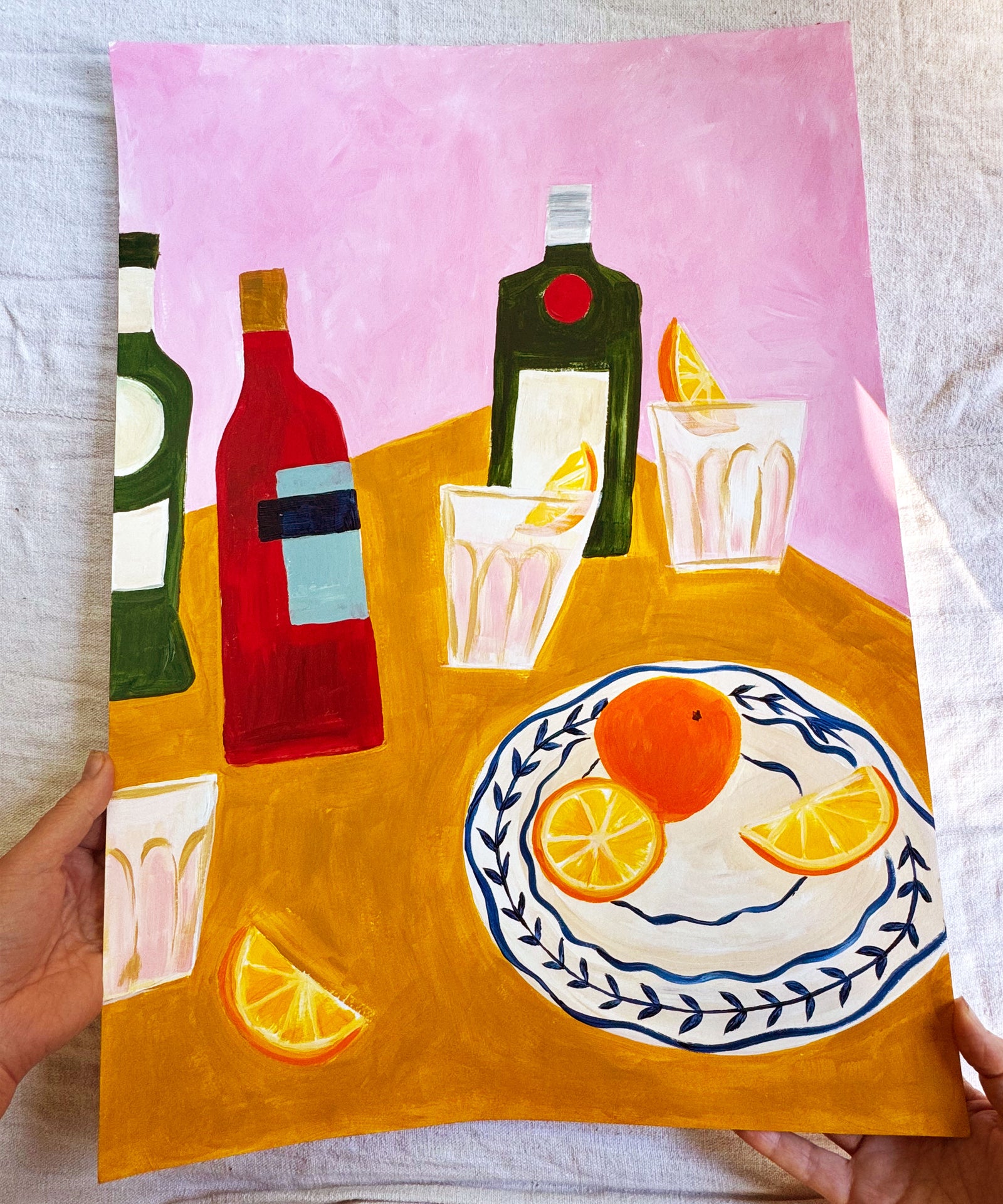 Negroni Nights – Still Life Art Print