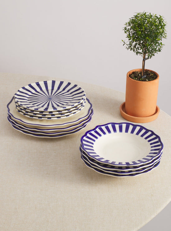 12 Piece Mixed Dinnerware Set with Pasta Bowl - JMR