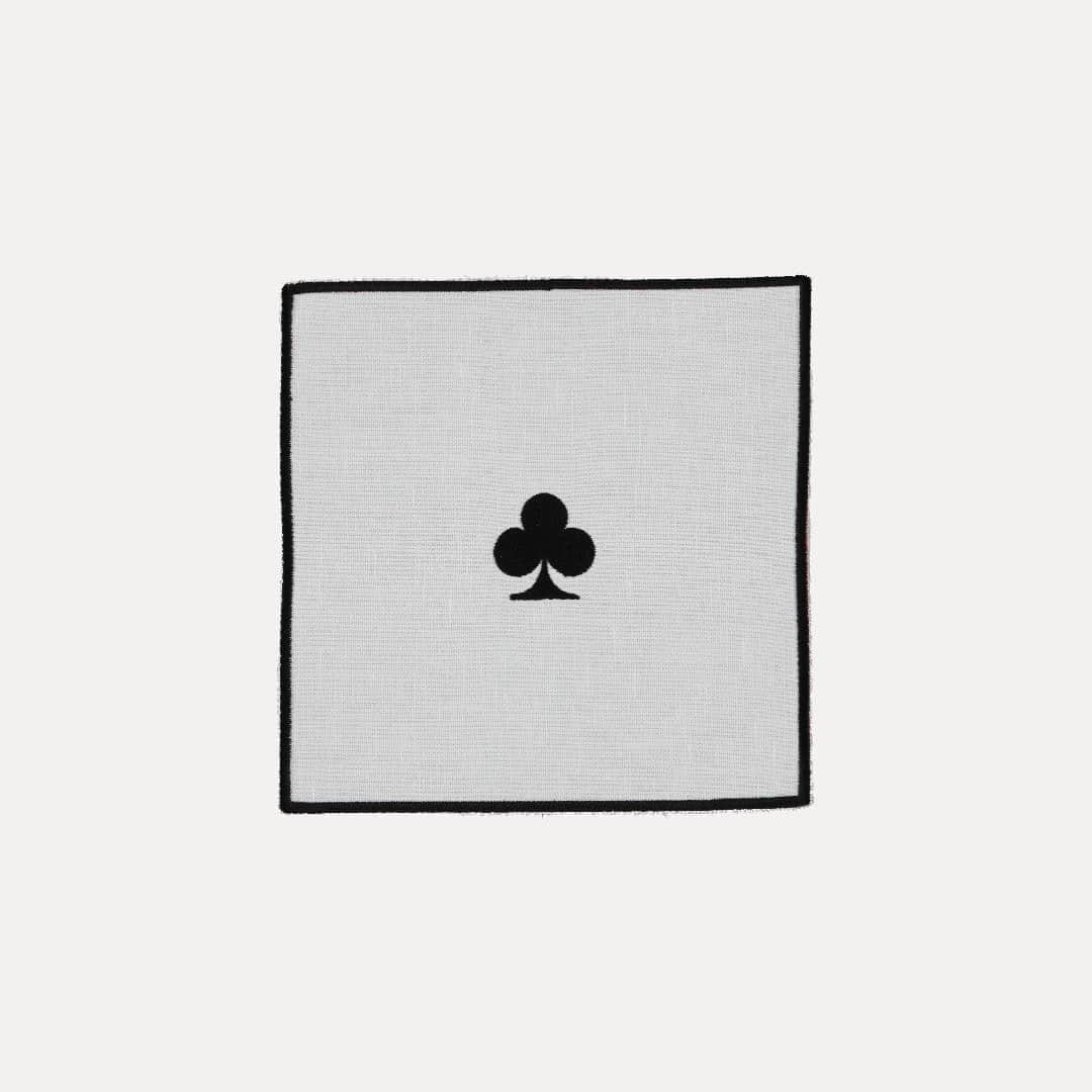 Cocktail Napkin, Suit (of Cards), Clubs