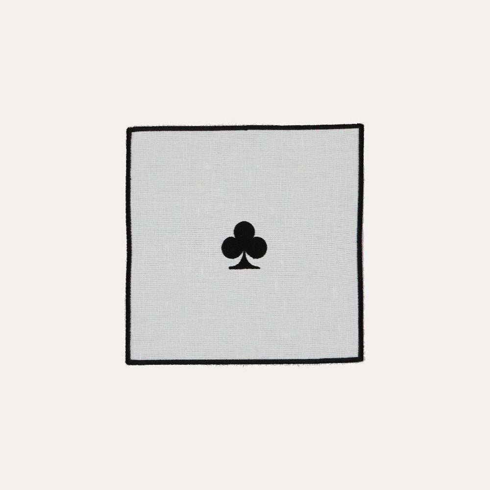 Cocktail Napkin, Suit (of Cards), Clubs