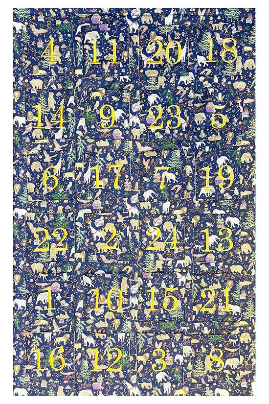 Reusable Advent Calendar made with Liberty Fabric CHRISTMAS