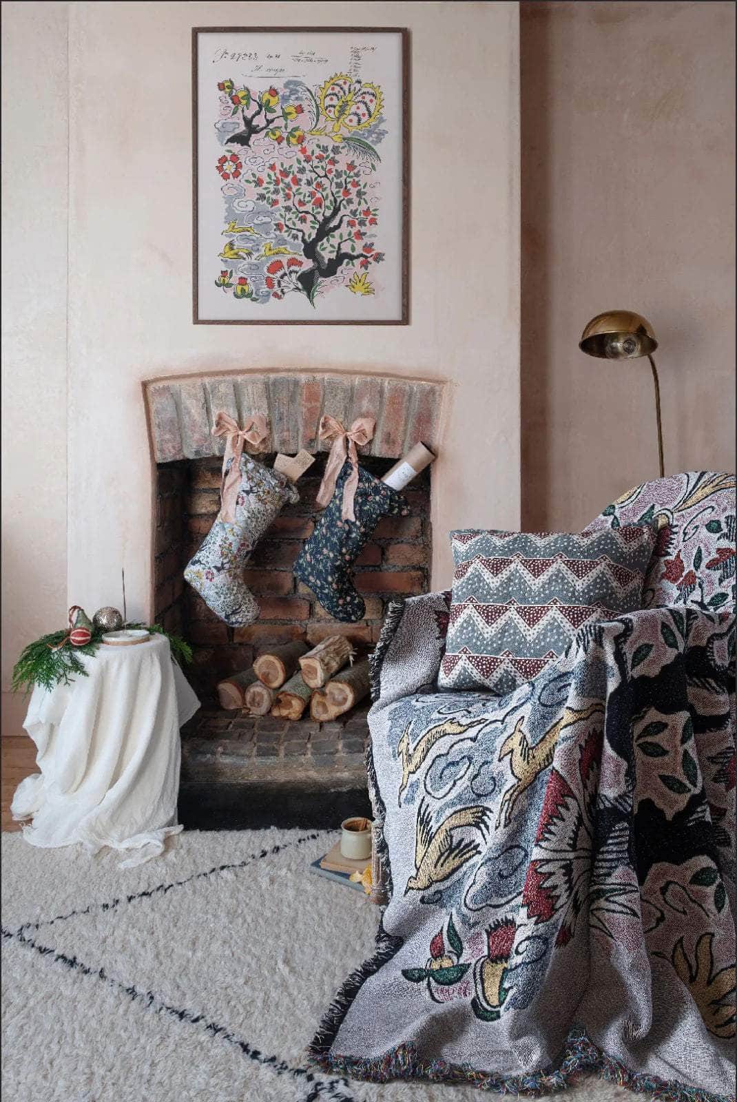 Tree of Life -  Christmas Stocking